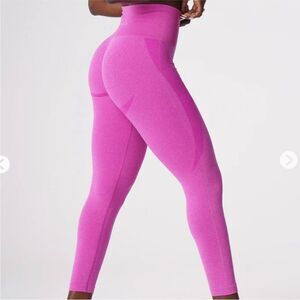NVGTN | NEW High-Waisted Maui Pink Contour Seamless Leggings Women’s Size M